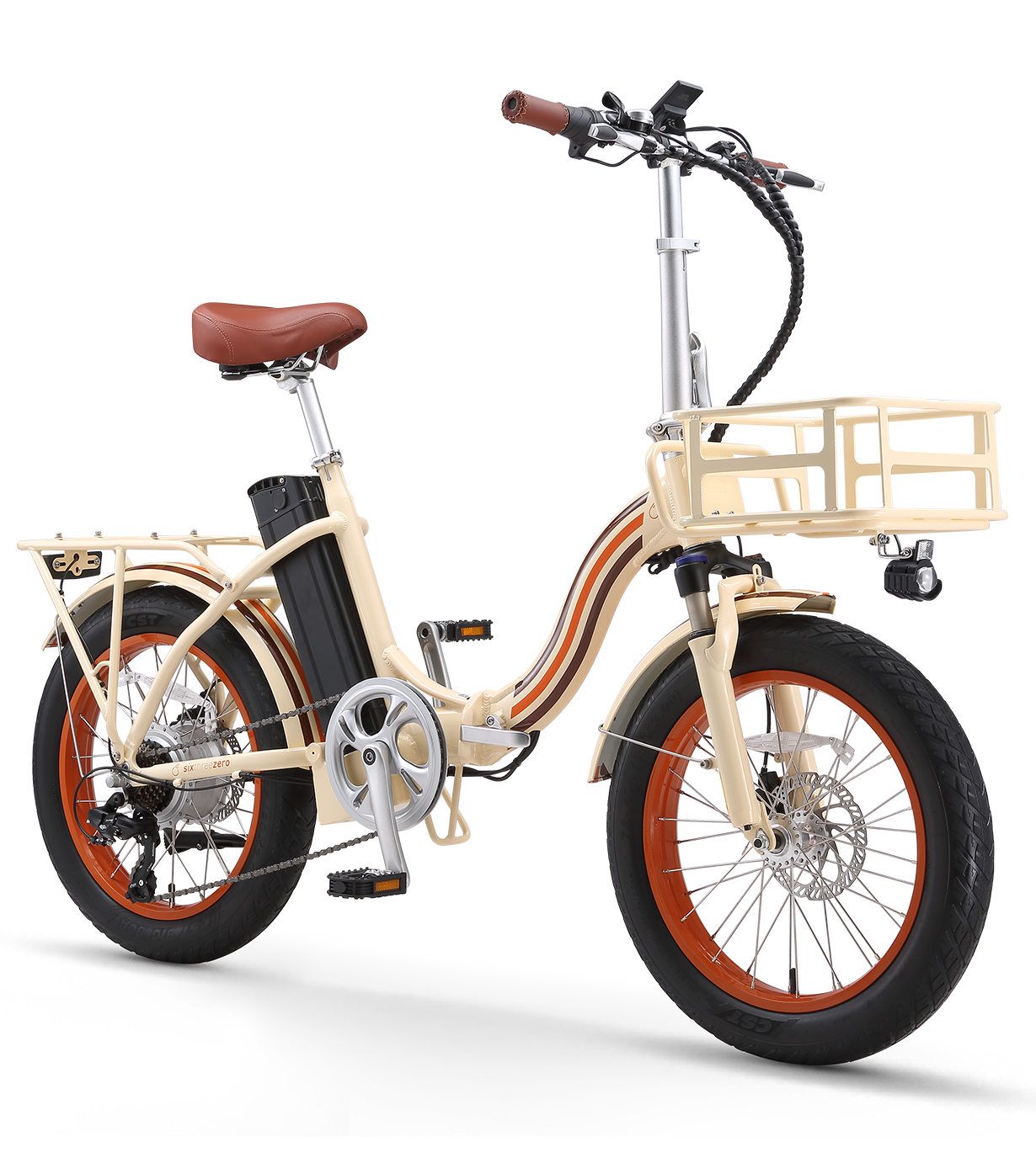 sixthreezero 20" Fat Tire Zip n' Fold 7-Speed Electric Bicycle 750W