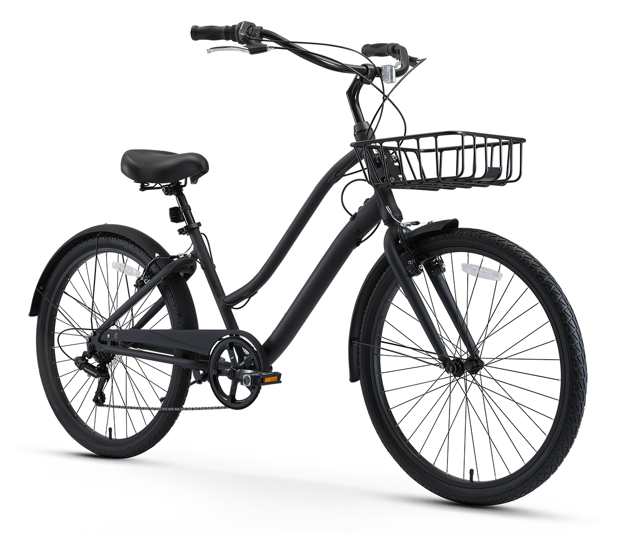 sixthreezero EVRYjourney Men's Casual Edition 7-Speed w/ Integrated Cable Lock and Basket