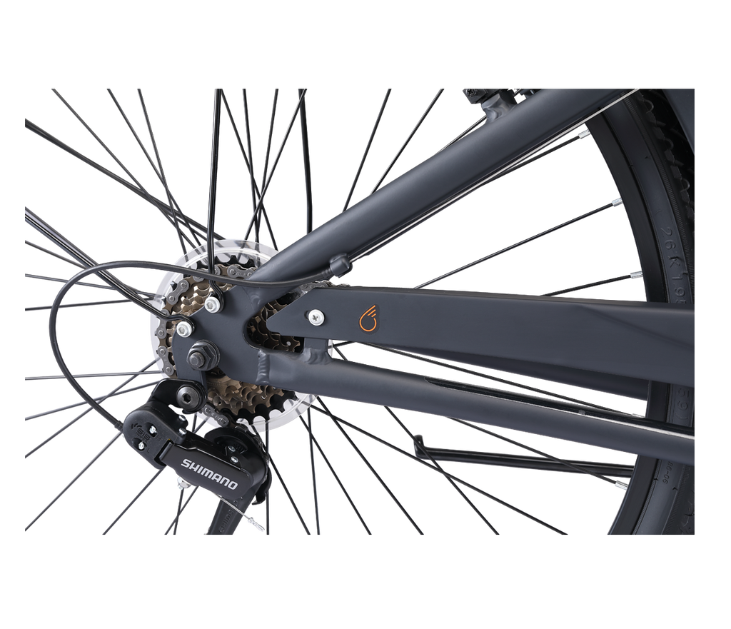 sixthreezero EVRYjourney Men's Casual Edition 7-Speed w/ Integrated Cable Lock, Light and Basket