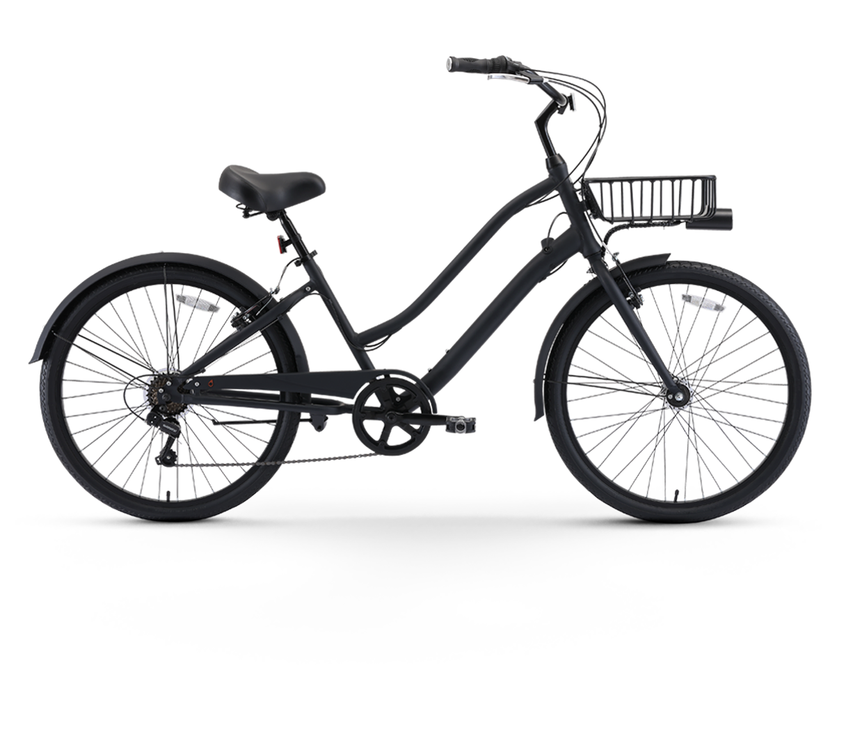 sixthreezero EVRYjourney Men's Casual Edition 7-Speed w/ Integrated Cable Lock, Light and Basket
