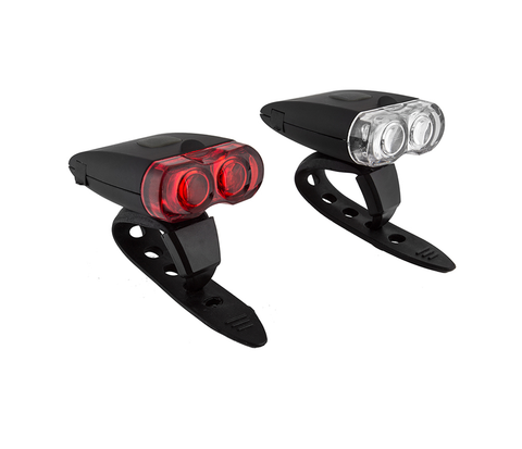 Sunlite Micro USB Rechargeable Front and Rear Light Set
