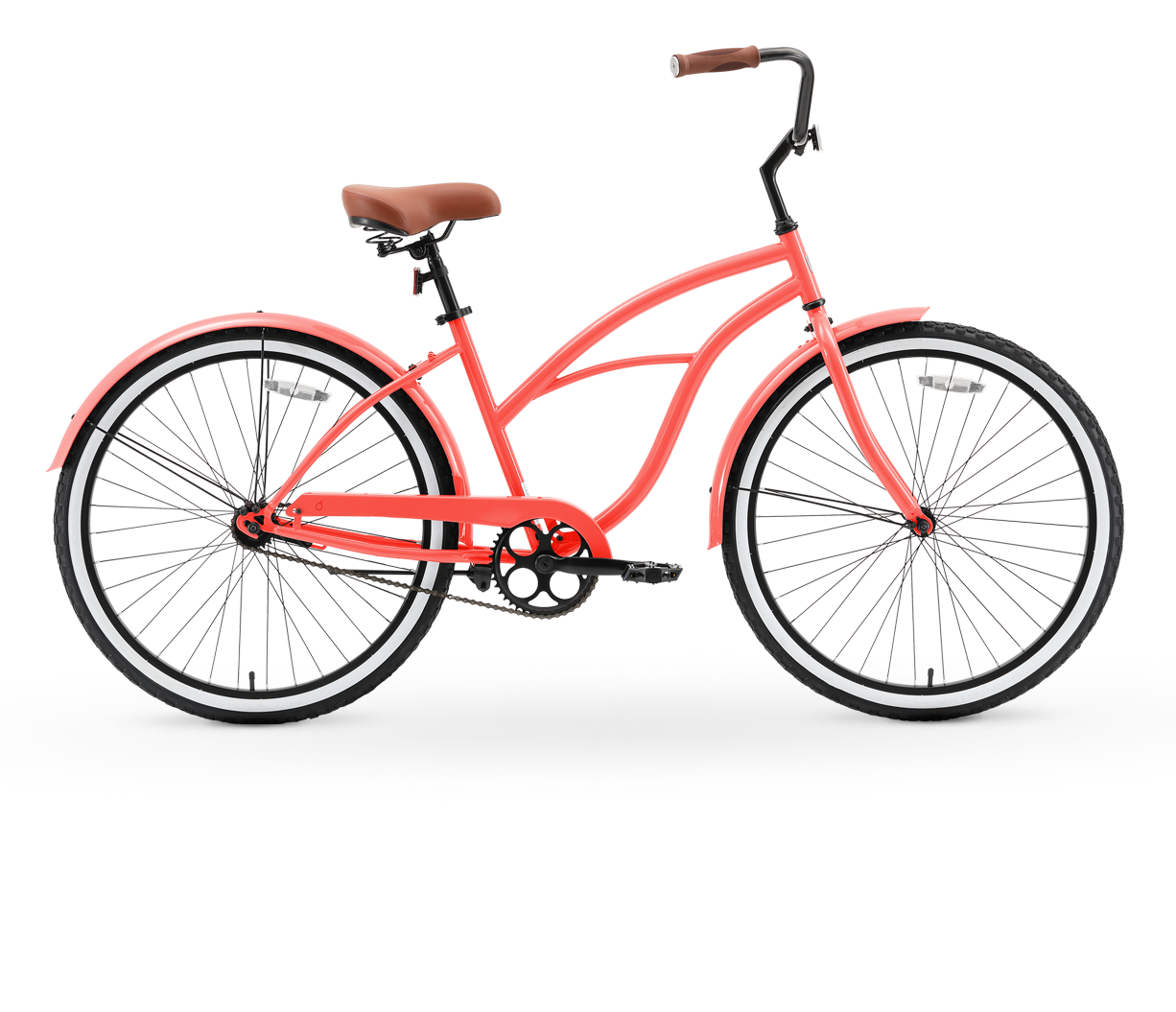 sixthreezero Around the Block Women's Casual Edition Single Speed Beach Cruiser Bicycle