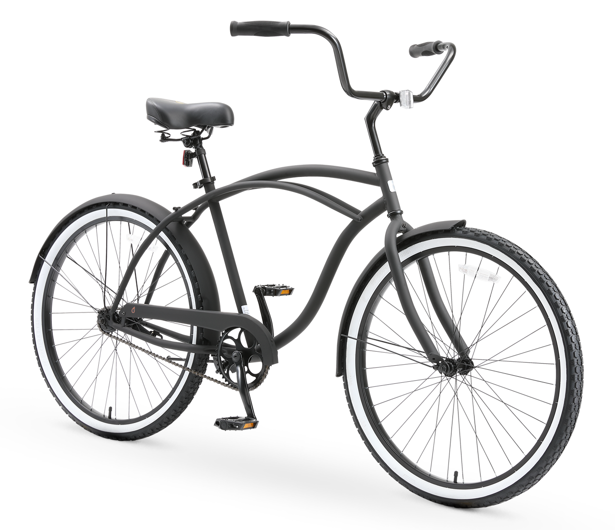sixthreezero Around the Block Men's Casual Edition Single Speed Beach Cruiser Bicycle