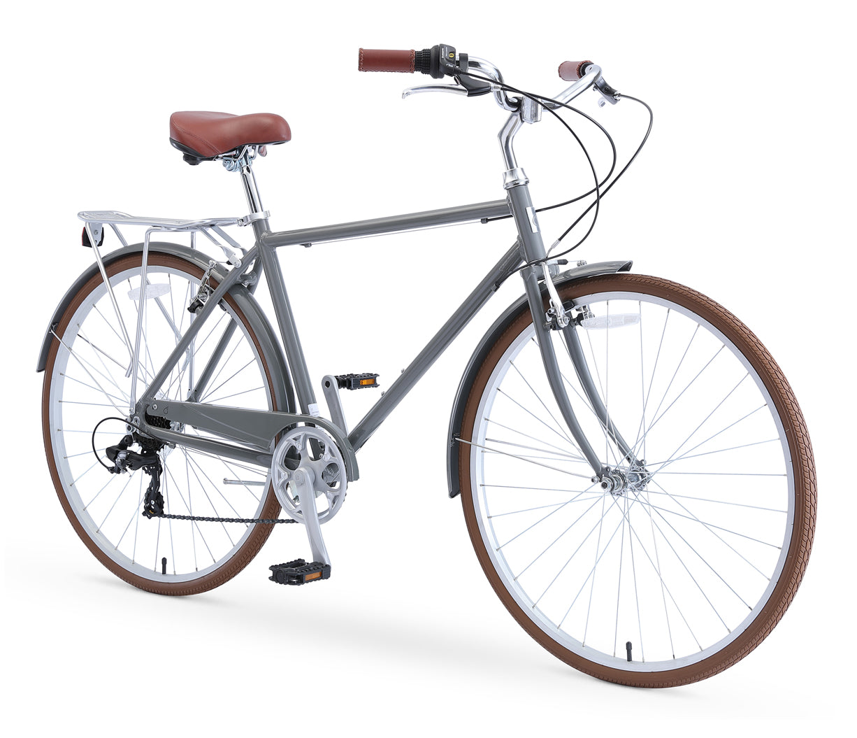 sixthreezero Ride in the Park Men's 7-Speed Consistent City Commuter Bike