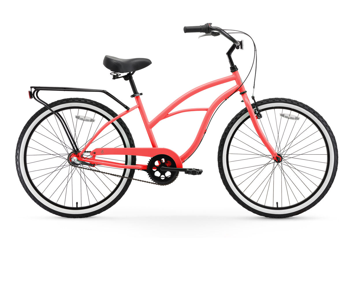 sixthreezero Around the Block Women's 26" 3 Speed Cruiser Bicycle