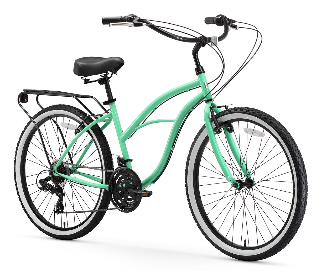 sixthreezero Around the Block Women's 26" 21 Speed Cruiser Bicycle