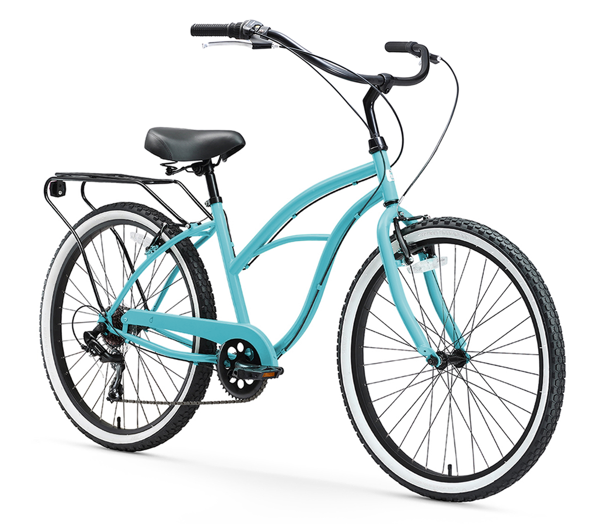 sixthreezero Around the Block Women's 26" 7 Speed Cruiser Bicycle