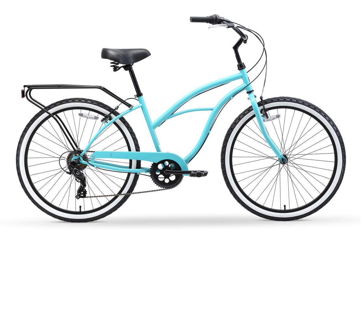 sixthreezero Around the Block Women's 26" 7 Speed Cruiser Bicycle