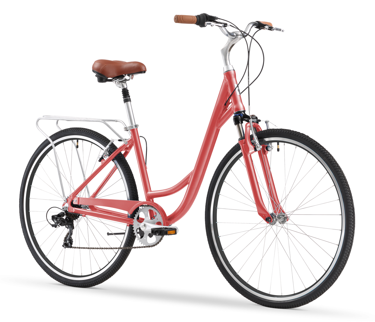sixthreezero Body Ease Women's 7 Speed Step Through Comfort Bicycle