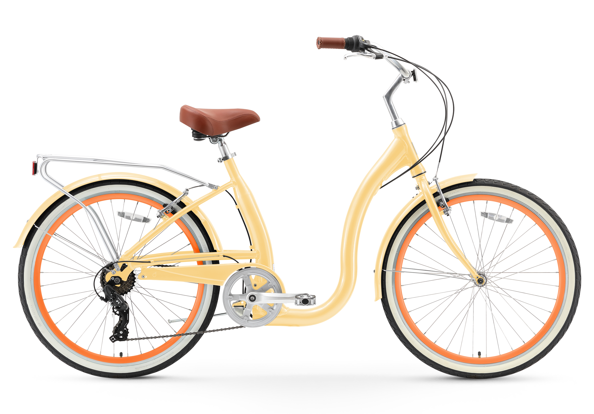 sixthreezero Simple Step-Thru Women's 7-Speed Bicycle