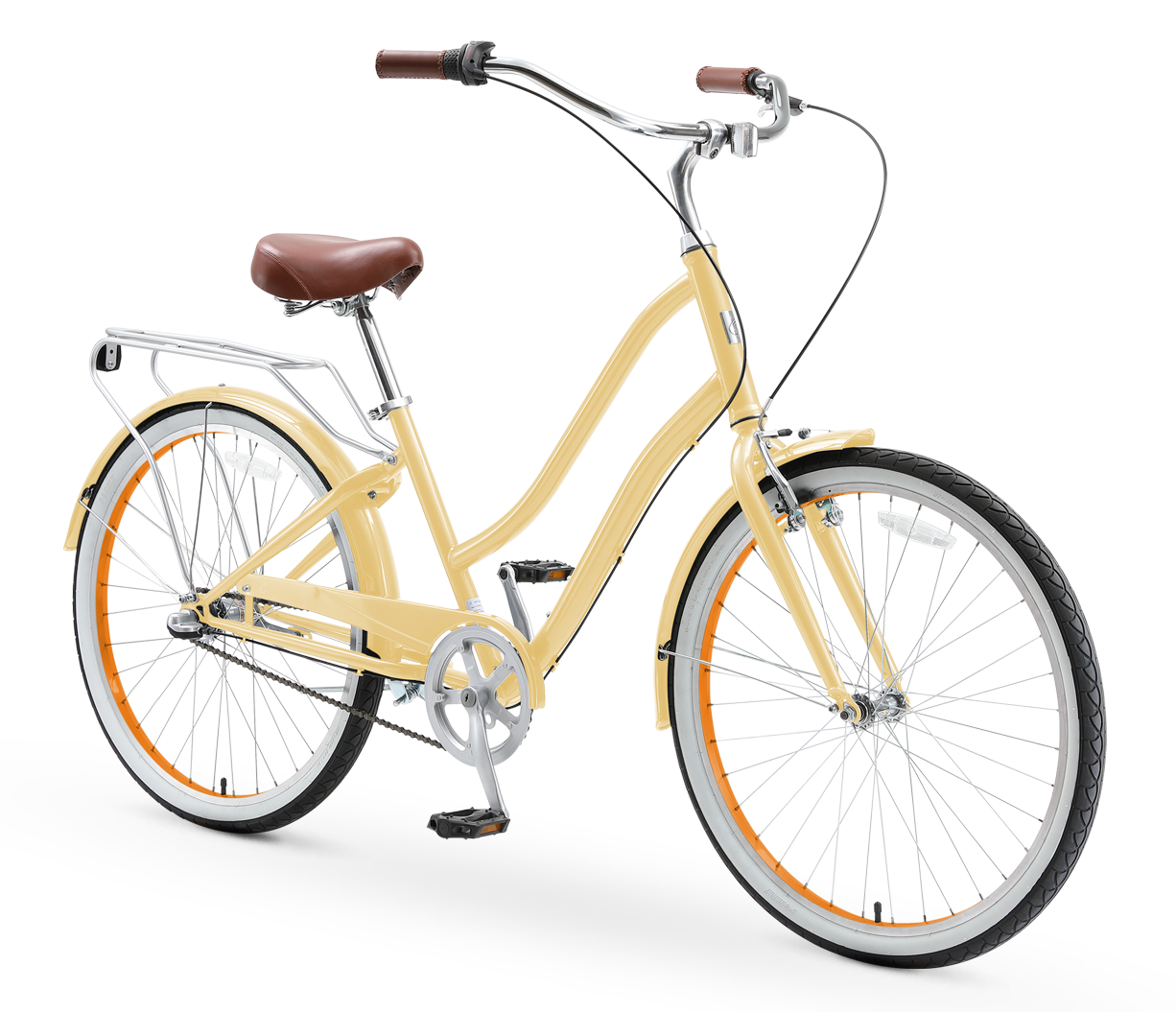 sixthreezero EVRYjourney Women's 26" 3 Speed Steel Step-Through Touring Hybrid Bicycle