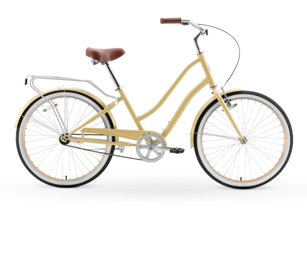 sixthreezero EVRYjourney Women's 26" Single Speed Steel Step-Through Touring Hybrid Bicycle