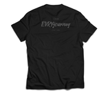 sixthreezero EVRYjourney Premium Short Sleeve Crew Black Beauty 100% Cotton Unisex Shirt