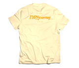 sixthreezero EVRYjourney Premium Short Sleeve Crew Papyrus Orange 100% Cotton Unisex Shirt