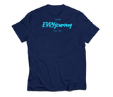 sixthreezero EVRYjourney Premium Short Sleeve Crew Pageant Blue Aqua 100% Cotton Unisex Shirt