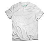 sixthreezero EVRYjourney Premium Short Sleeve Crew Snow White Mint Green 100% Cotton Unisex Shirt