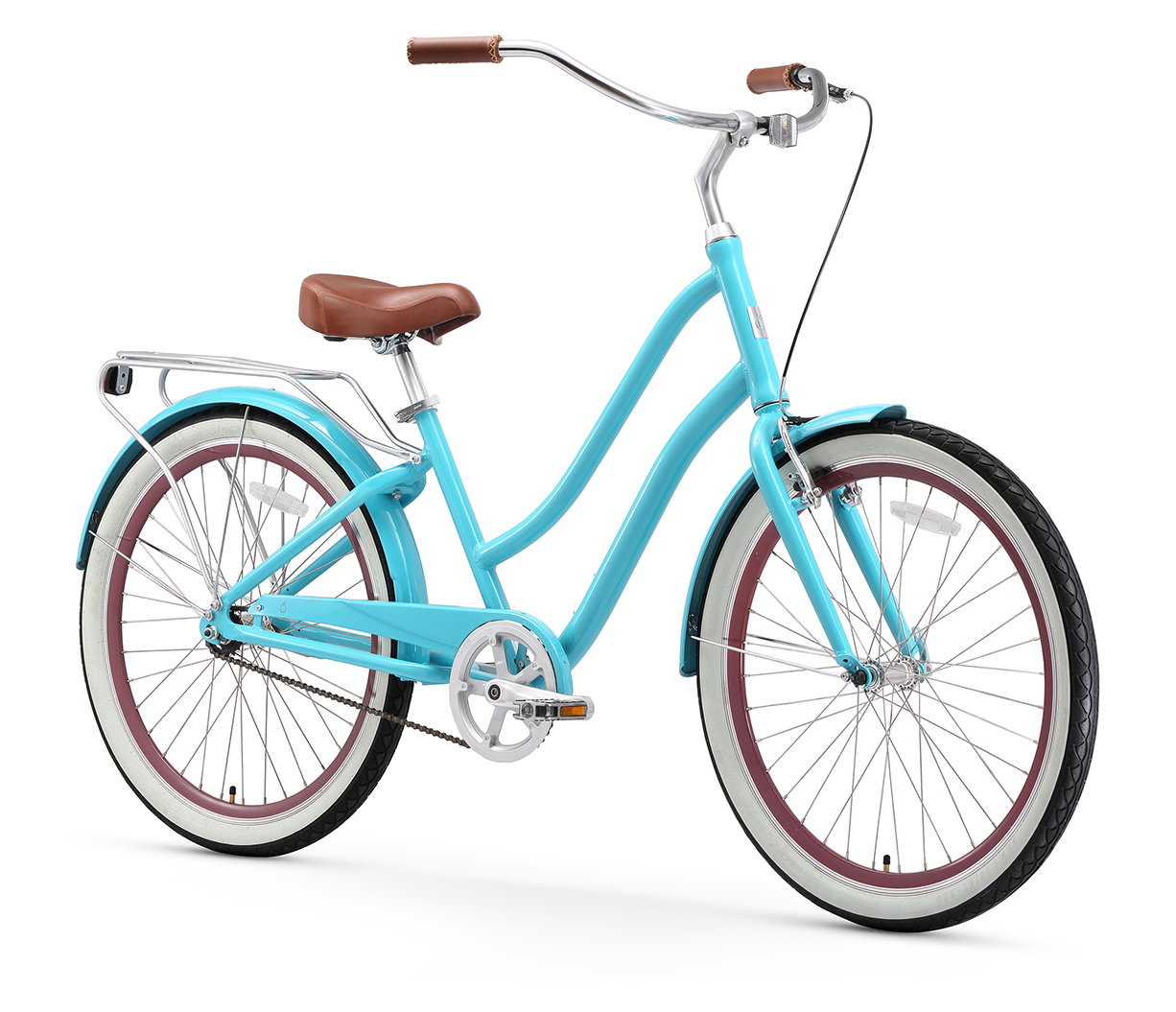 sixthreezero EVRYjourney Women's 26" Single Speed Step-Through Touring Hybrid Bicycle