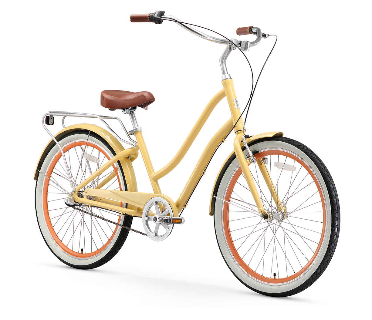 sixthreezero EVRYjourney Women's 26" 3 Speed Step-Through Touring Hybrid Bicycle