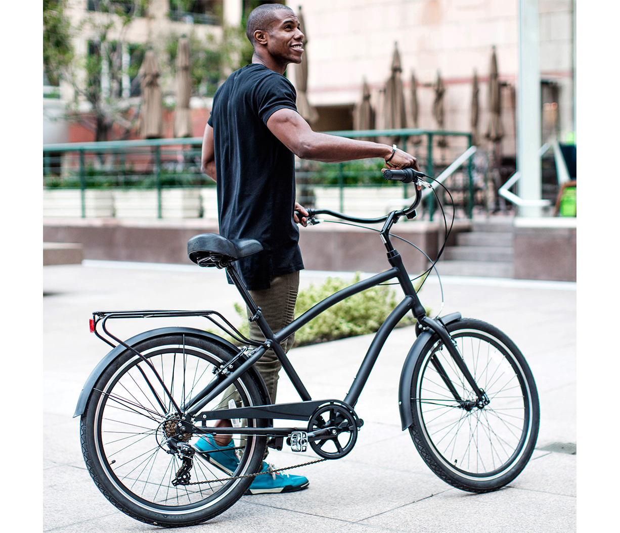 sixthreezero EVRYjourney Men's 7 Speed Touring Hybrid Bike