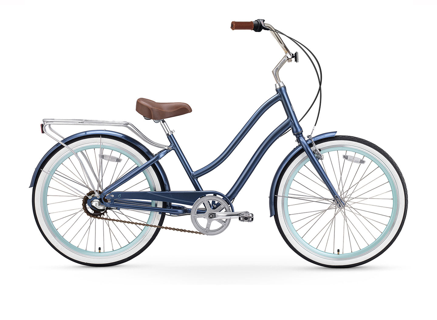 sixthreezero EVRYjourney Women's 26" 3 Speed Step-Through Touring Hybrid Bicycle