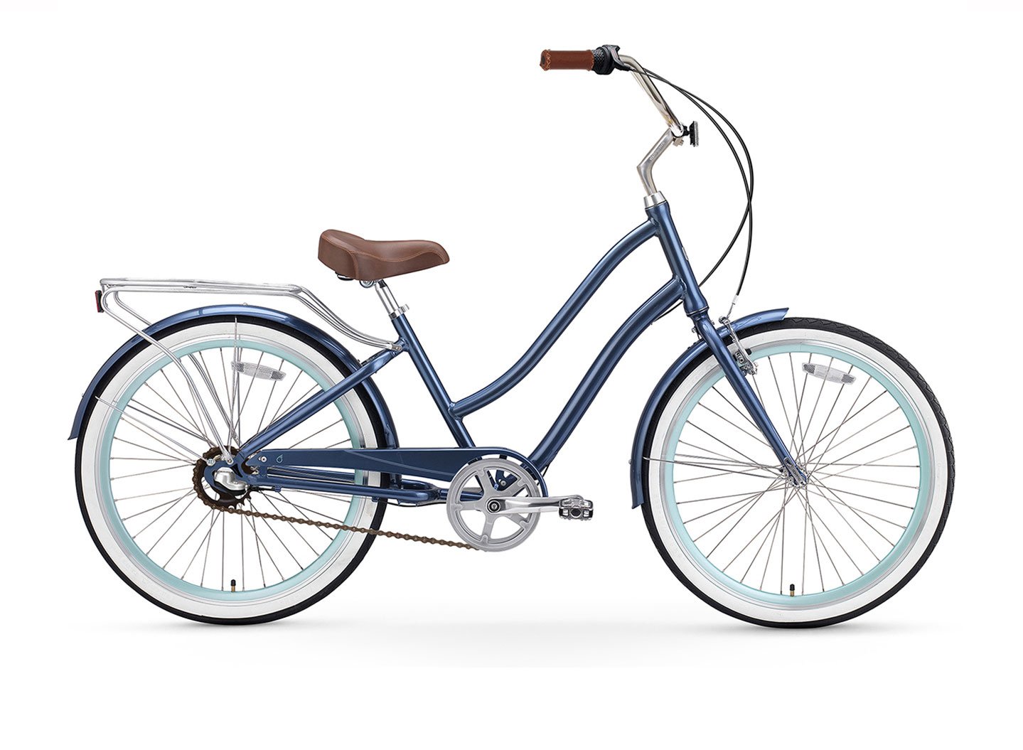 sixthreezero EVRYjourney Women's 24" 3 Speed Step-Through Touring Hybrid Bicycle