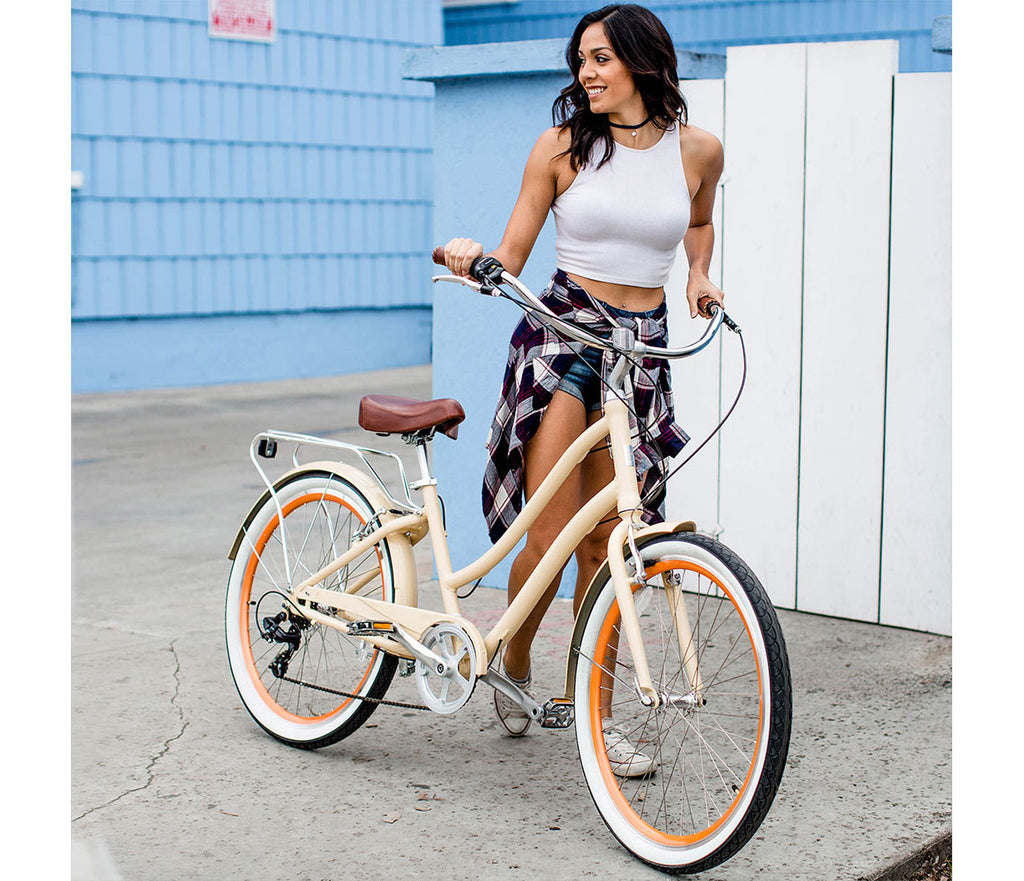 sixthreezero EVRYjourney Women's 26" 3 Speed Step-Through Touring Hybrid Bicycle