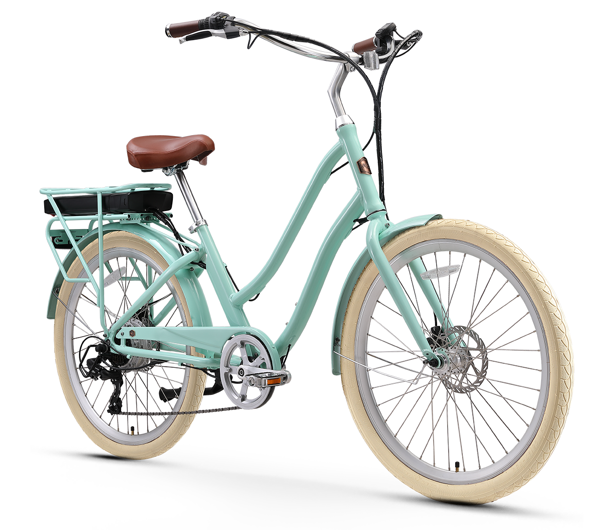 A/O Frida 7-Speed 500W Step-Through Touring Hybrid Electric Bike