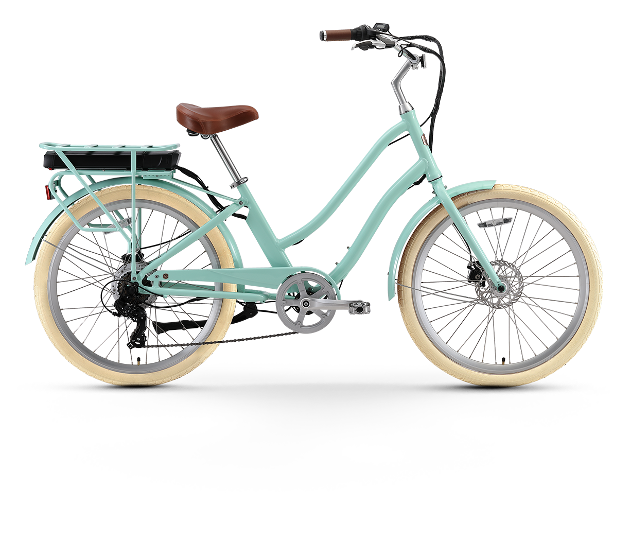 A/O Frida 7-Speed 500W Step-Through Touring Hybrid Electric Bike