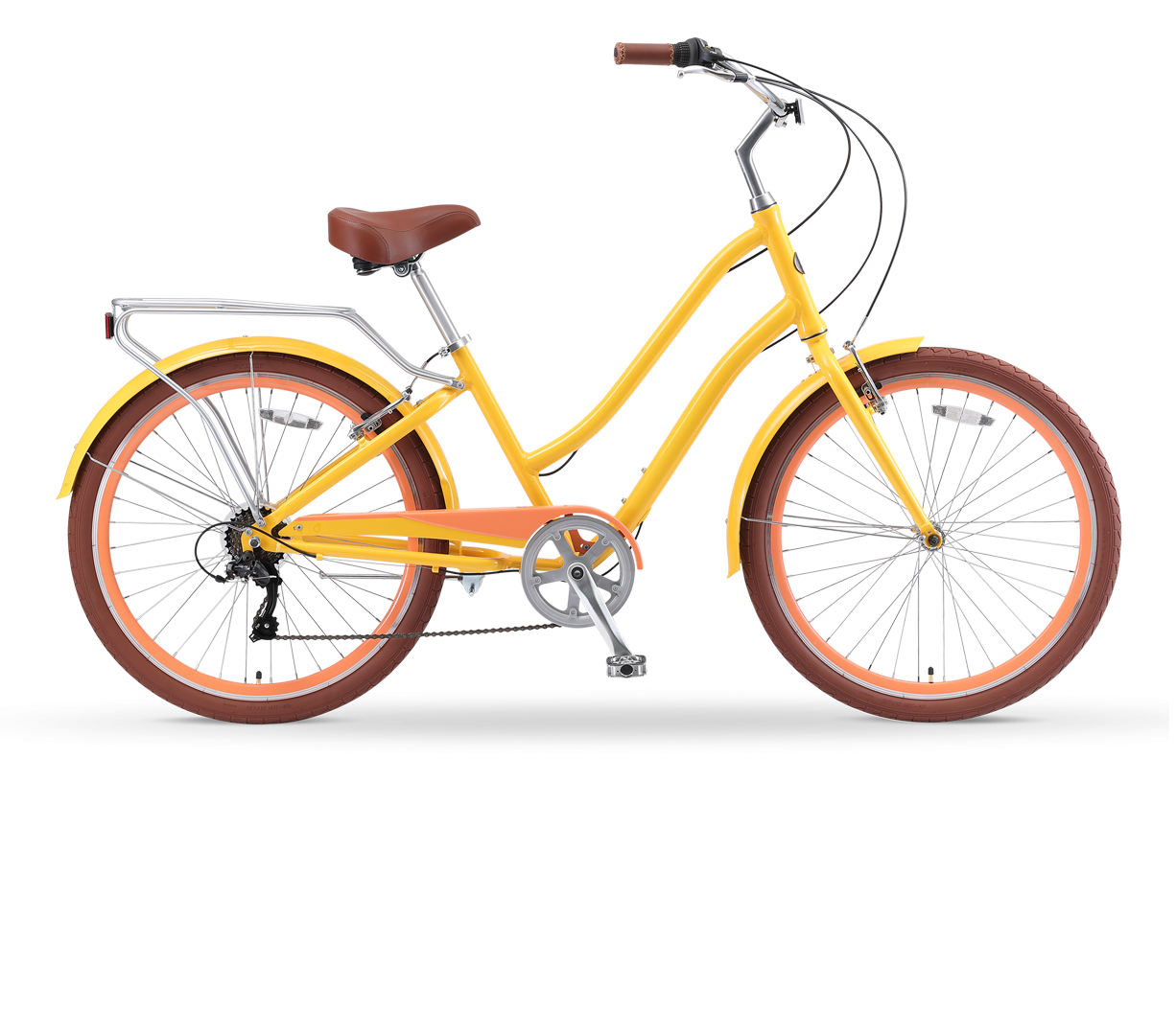 sixthreezero NEW EVRYjourney Women's 26" 7-Speed Speed Step-Through Touring Hybrid Bicycle