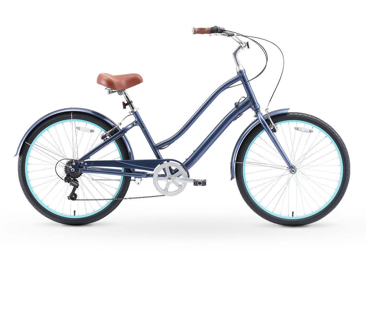 sixthreezero EVRYjourney Women's Casual Edition 7-Speed w/ Integrated Cable Lock