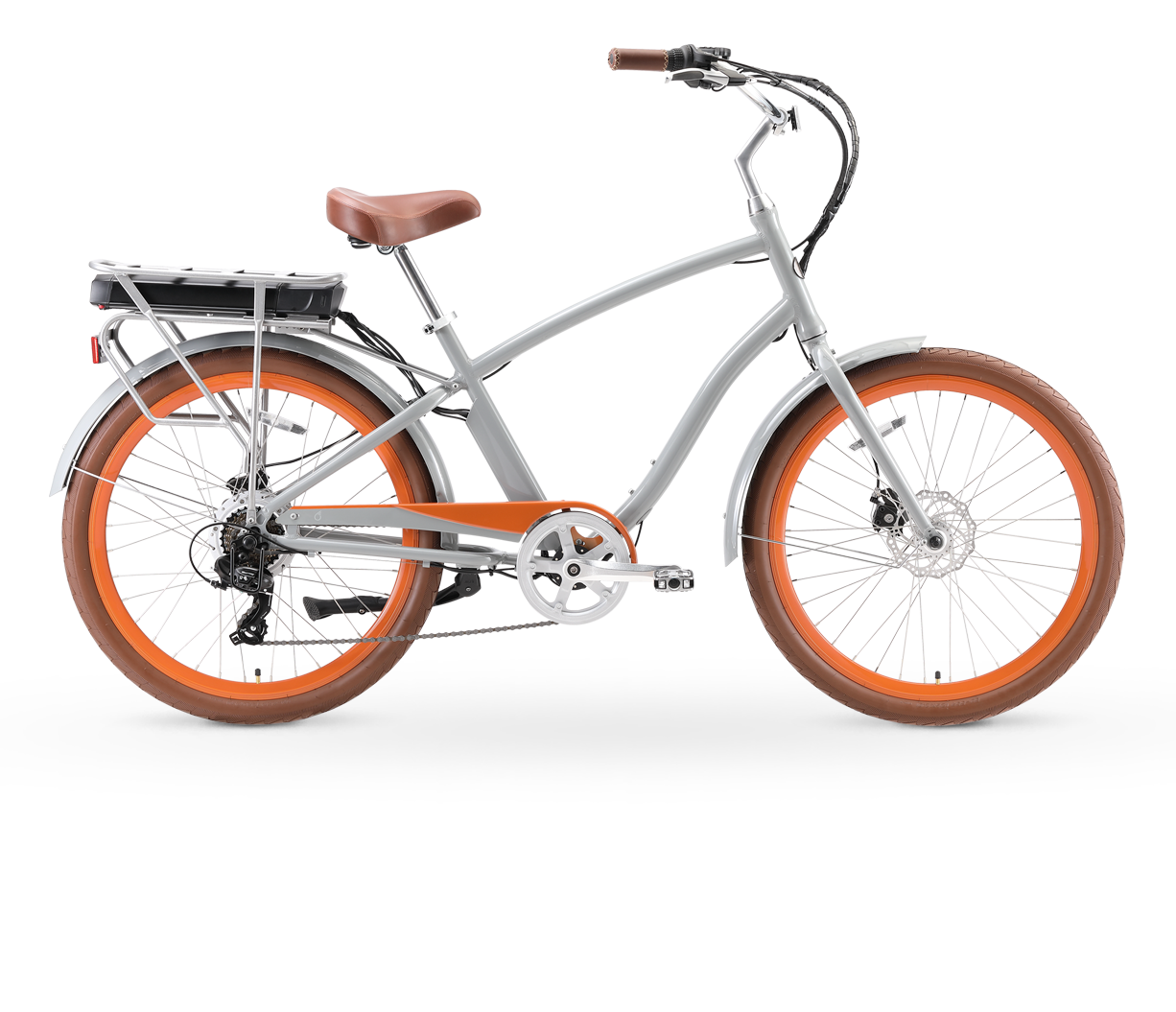 sixthreezero EVRYjourney Men's NEW 26" 500W 7-Speed Sport Hybrid Cruiser Bicycle