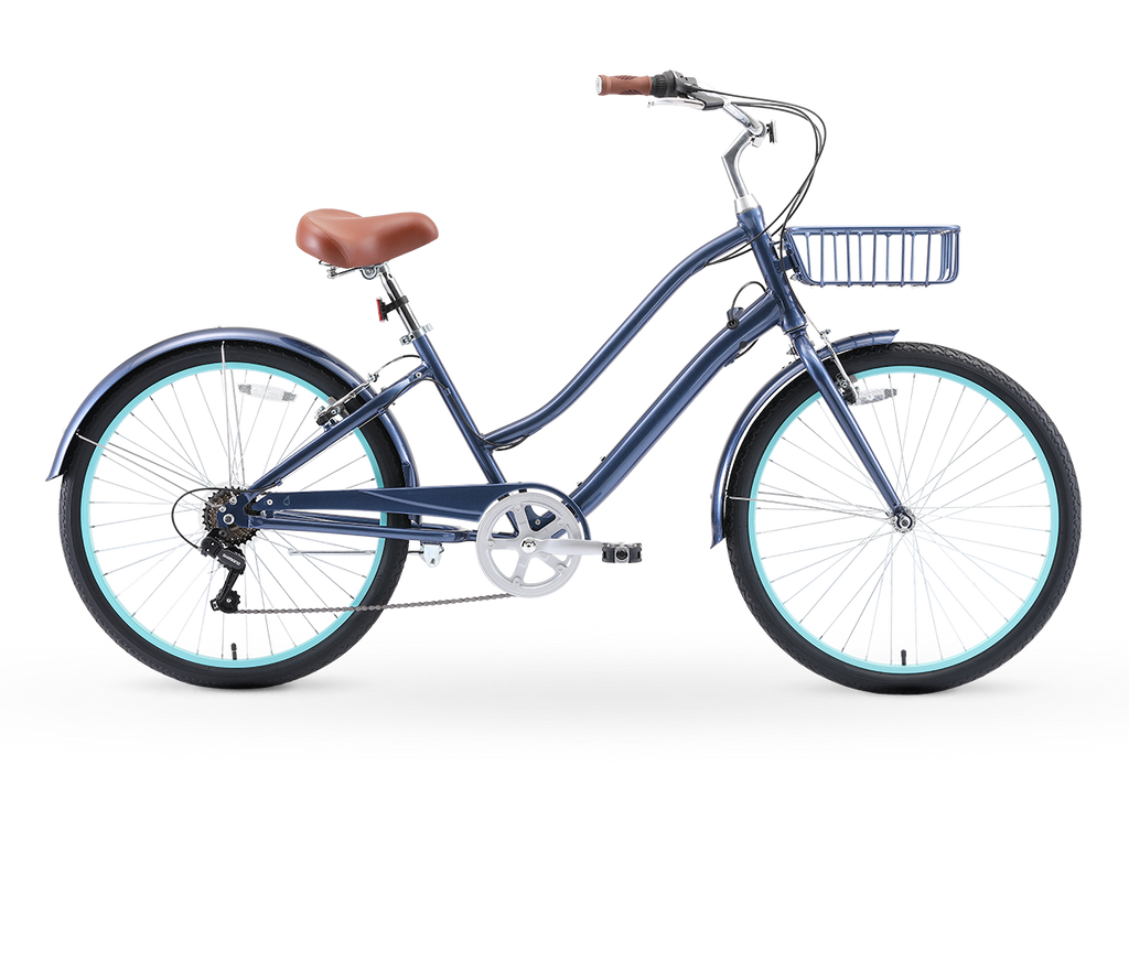 sixthreezero EVRYjourney Women's Casual Edition 7-Speed w/ Integrated Lock and Basket