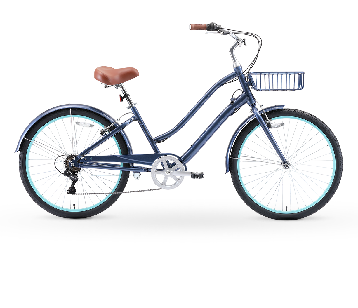 sixthreezero EVRYjourney Women's Casual Edition 7-Speed w/ Integrated Lock and Basket