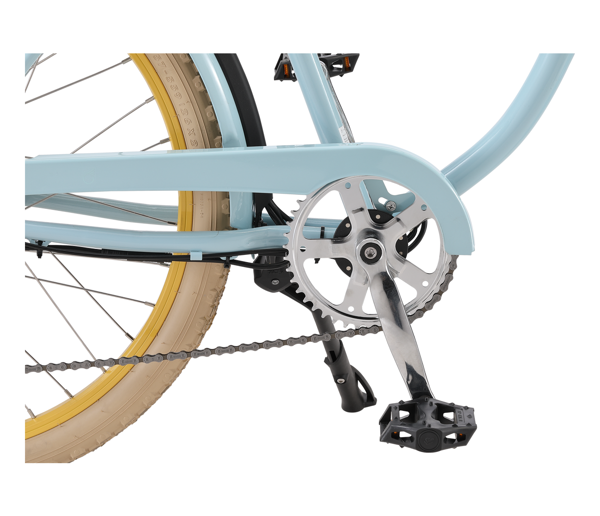 sixthreezero Around the Block Women's NEW 26" 500W 7-Speed Beach Cruiser Bicycle with Rear Rack