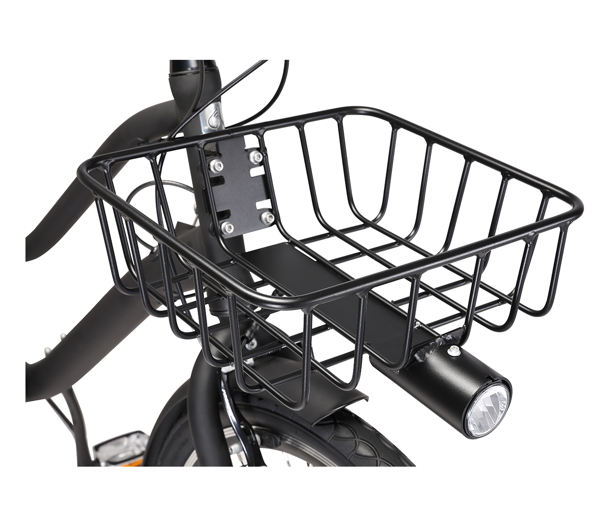 sixthreezero EVRYjourney Deluxe Men's 26" 7 Speed Hybrid Cruiser Bicycle w/ Integrated Lock, Basket, Light