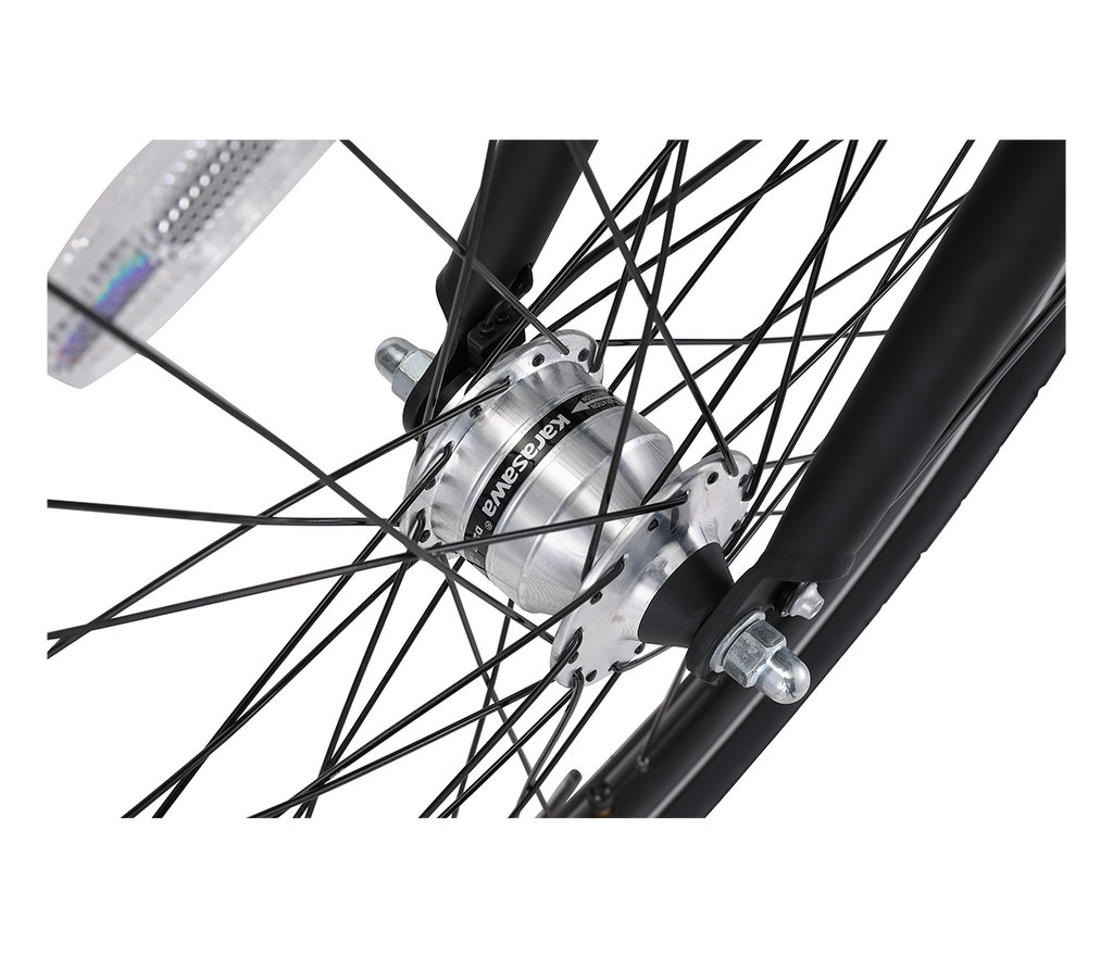 sixthreezero EVRYjourney Deluxe Men's 26" 7 Speed Hybrid Cruiser Bicycle w/ Integrated Lock, Basket, Light