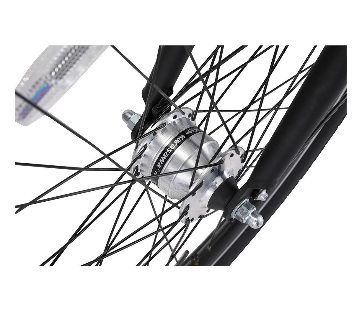 sixthreezero EVRYjourney Deluxe Men's 26" 7 Speed Hybrid Cruiser Bicycle w/ Integrated Lock, Basket, Light