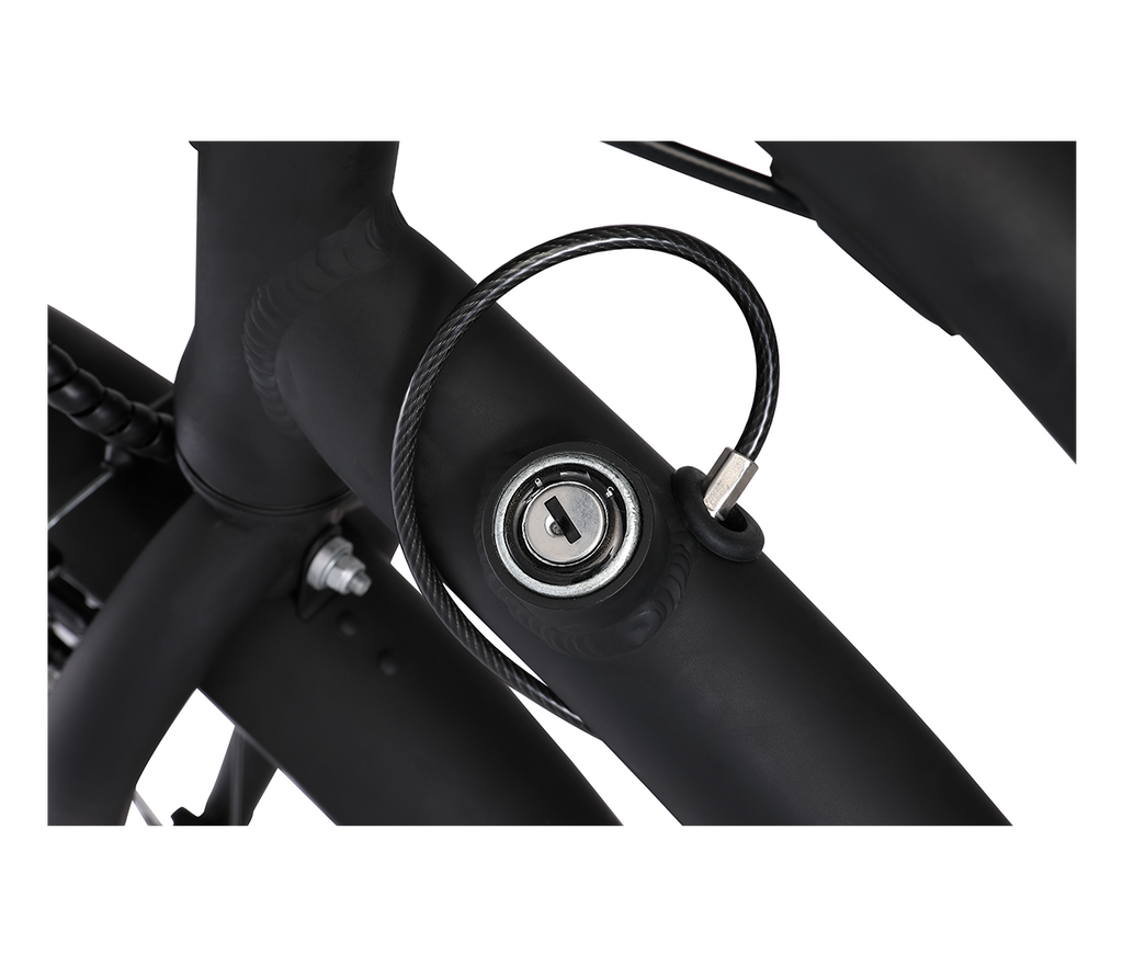 sixthreezero EVRYjourney Deluxe Men's 26" 7 Speed Hybrid Cruiser Bicycle w/ Integrated Lock, Basket, Light