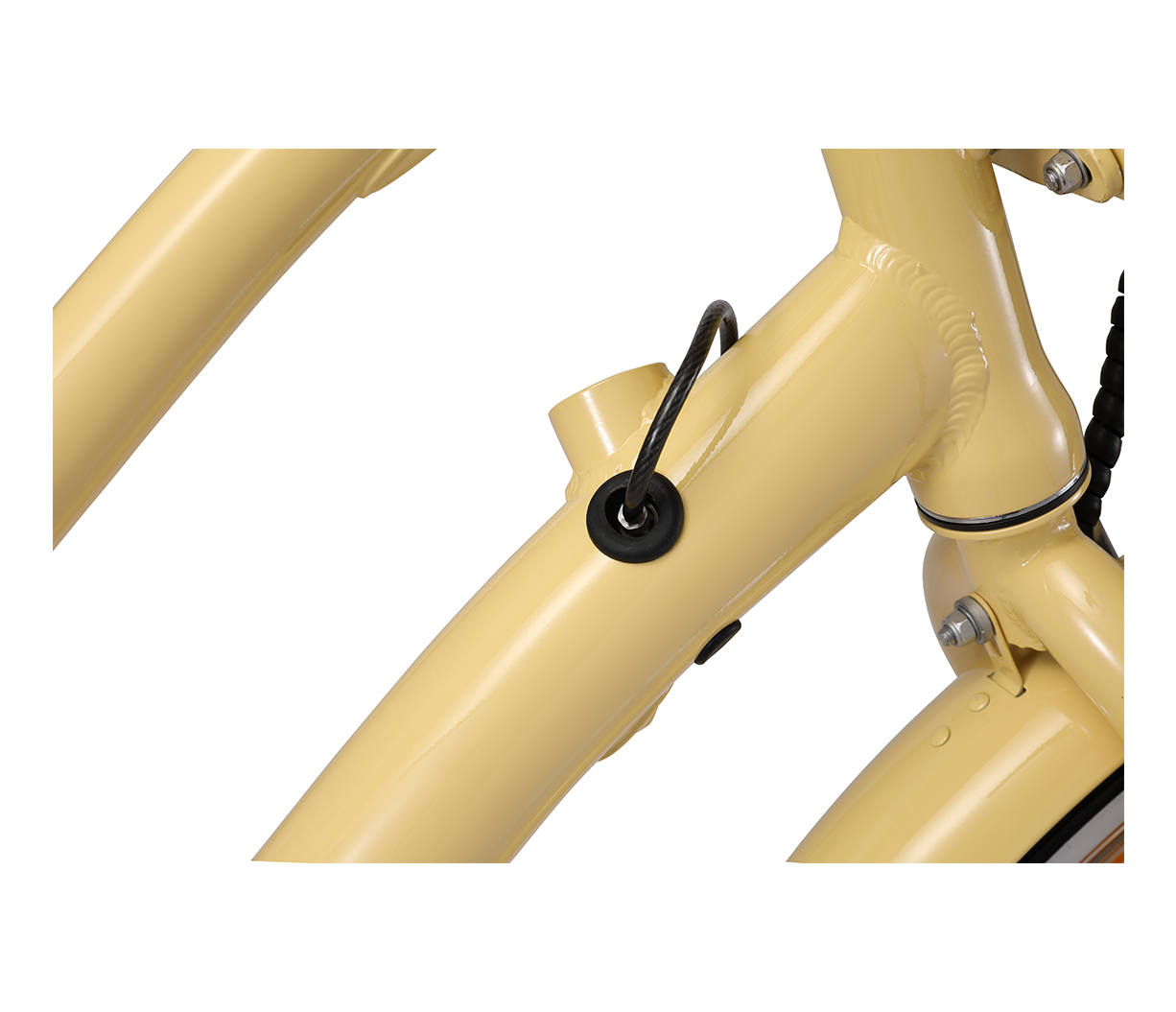 sixthreezero EVRYjourney Deluxe Women's 26" 7-Speed Touring Hybrid Bicycle w/ Integrated Lock, Basket, Light