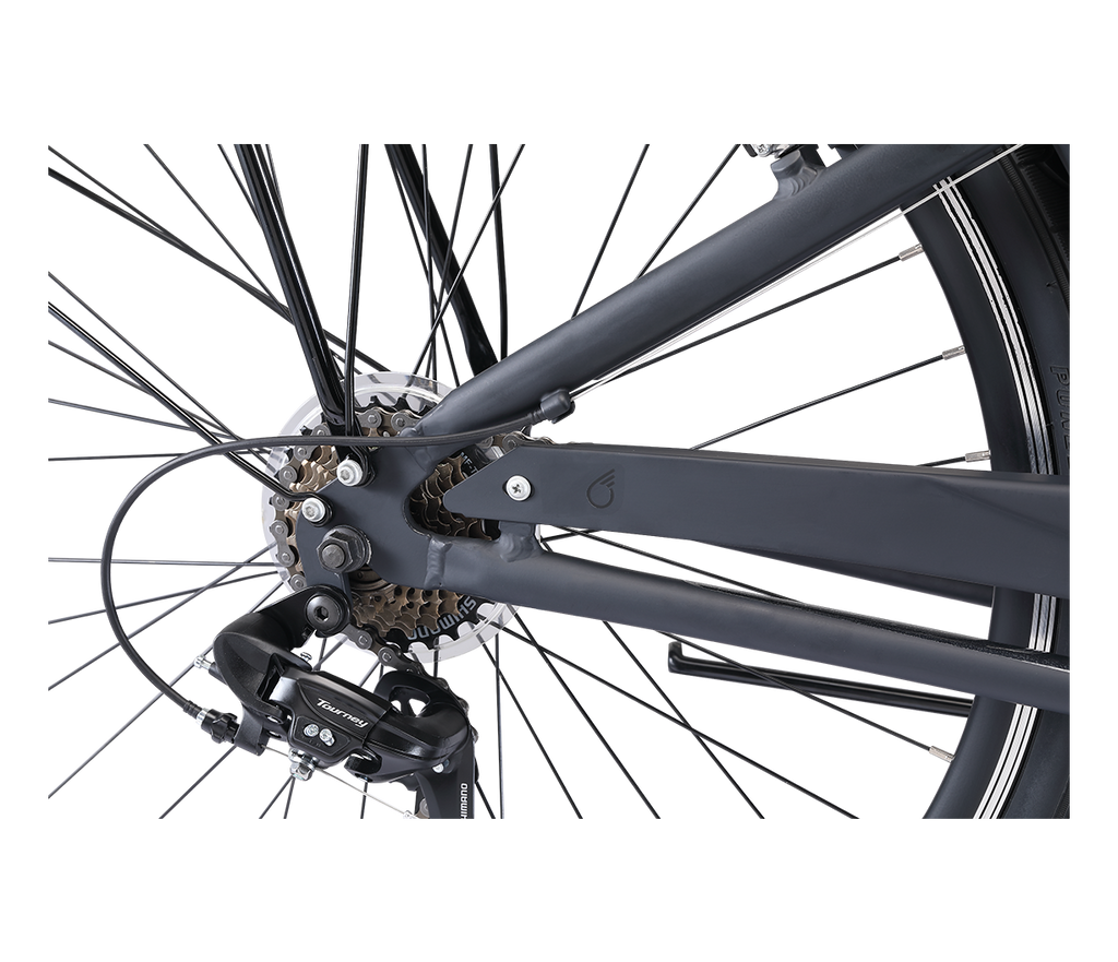 sixthreezero EVRYjourney Men's w/ Integrated Lock 26" 7-Speed Sport Hybrid Cruiser Bicycle