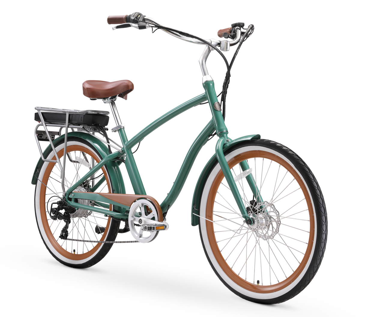 sixthreezero EVRYjourney Men's NEW 26" 500W 7-Speed Sport Hybrid Cruiser Bicycle