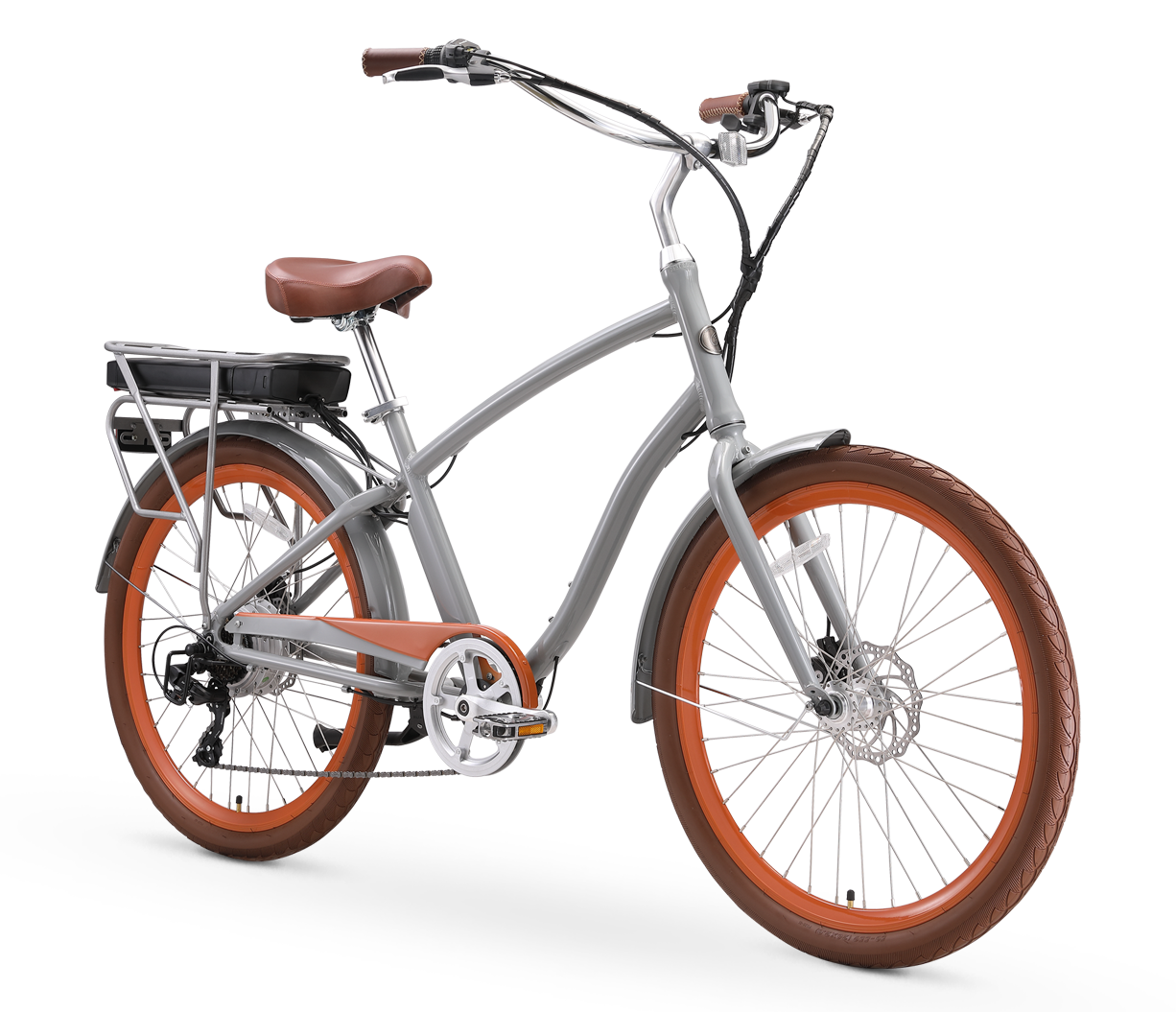 sixthreezero EVRYjourney Men's NEW 26" 500W 7-Speed Sport Hybrid Cruiser Bicycle