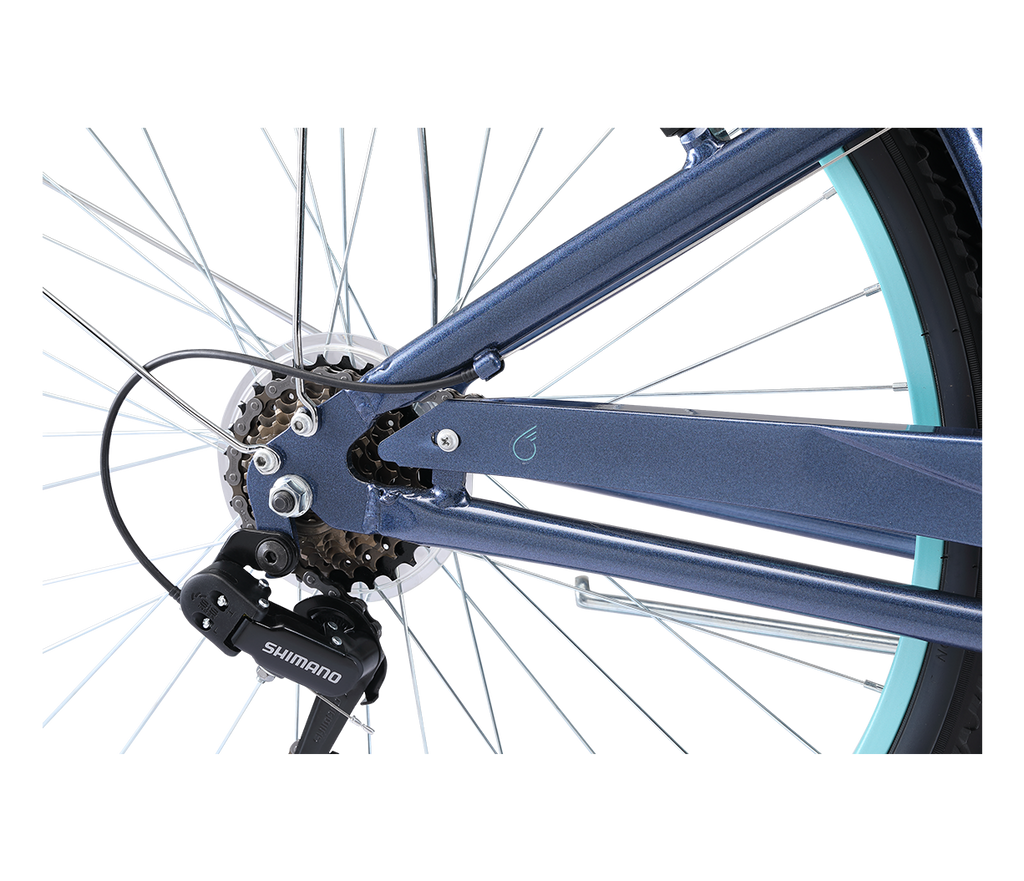 sixthreezero EVRYjourney Women's Casual Edition 7-Speed w/ Integrated Cable Lock