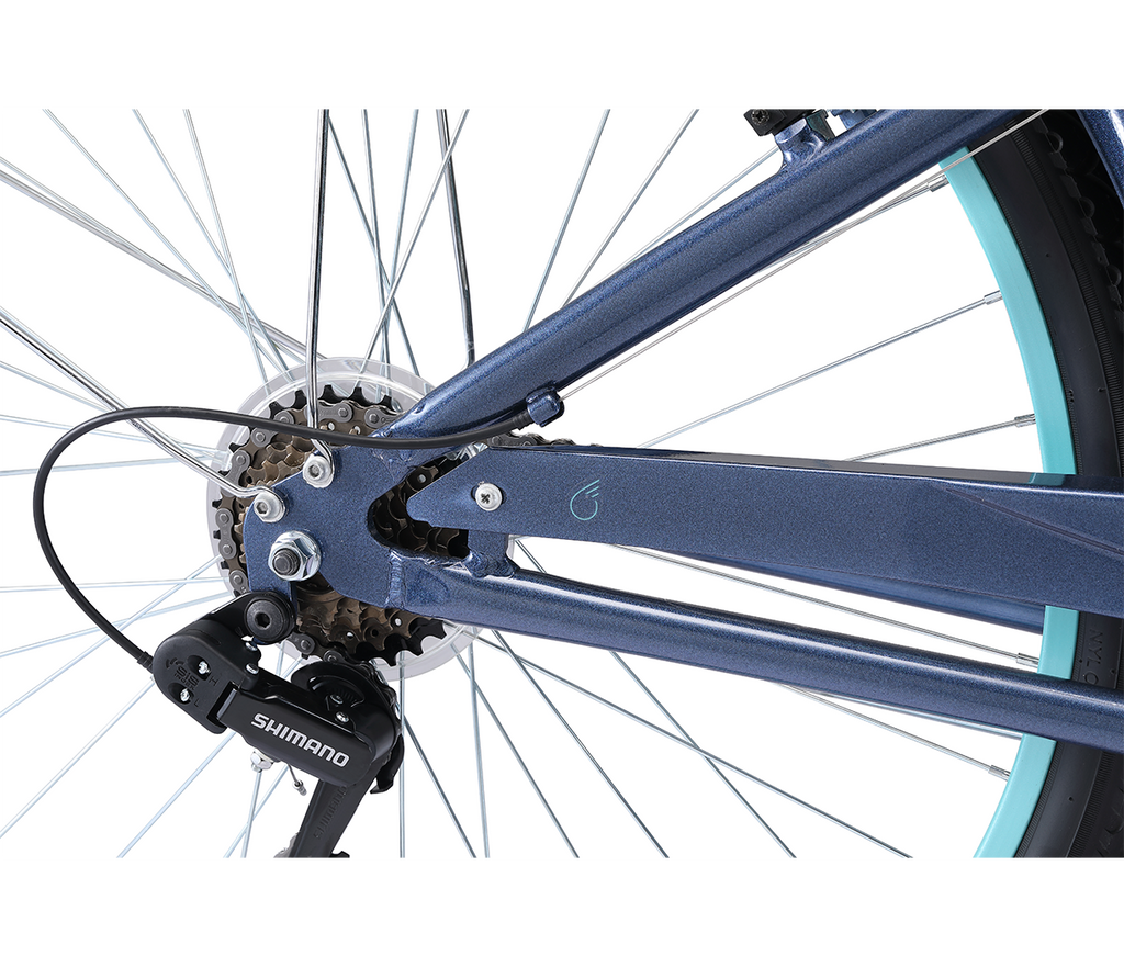 sixthreezero EVRYjourney Women's Casual Edition 7-Speed w/ Integrated Cable Lock, Light and Basket