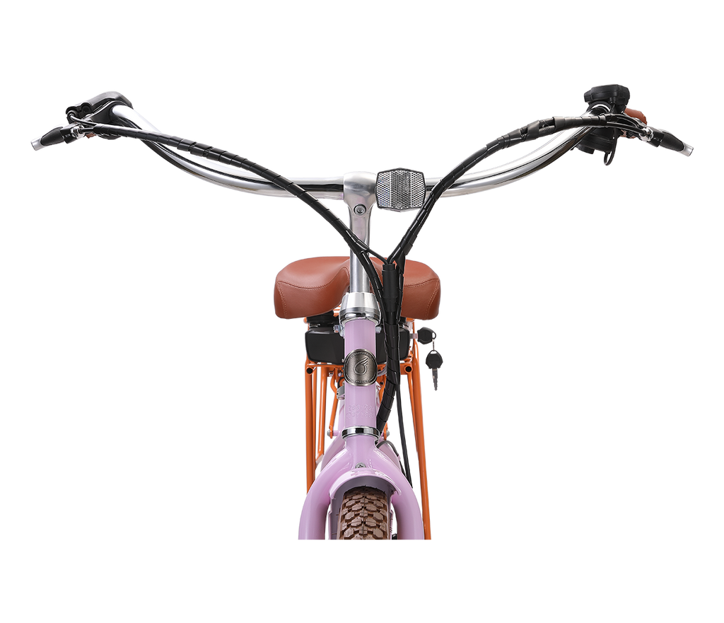 sixthreezero Around the Block Women's NEW 26" 500W 7-Speed Beach Cruiser Bicycle with Rear Rack