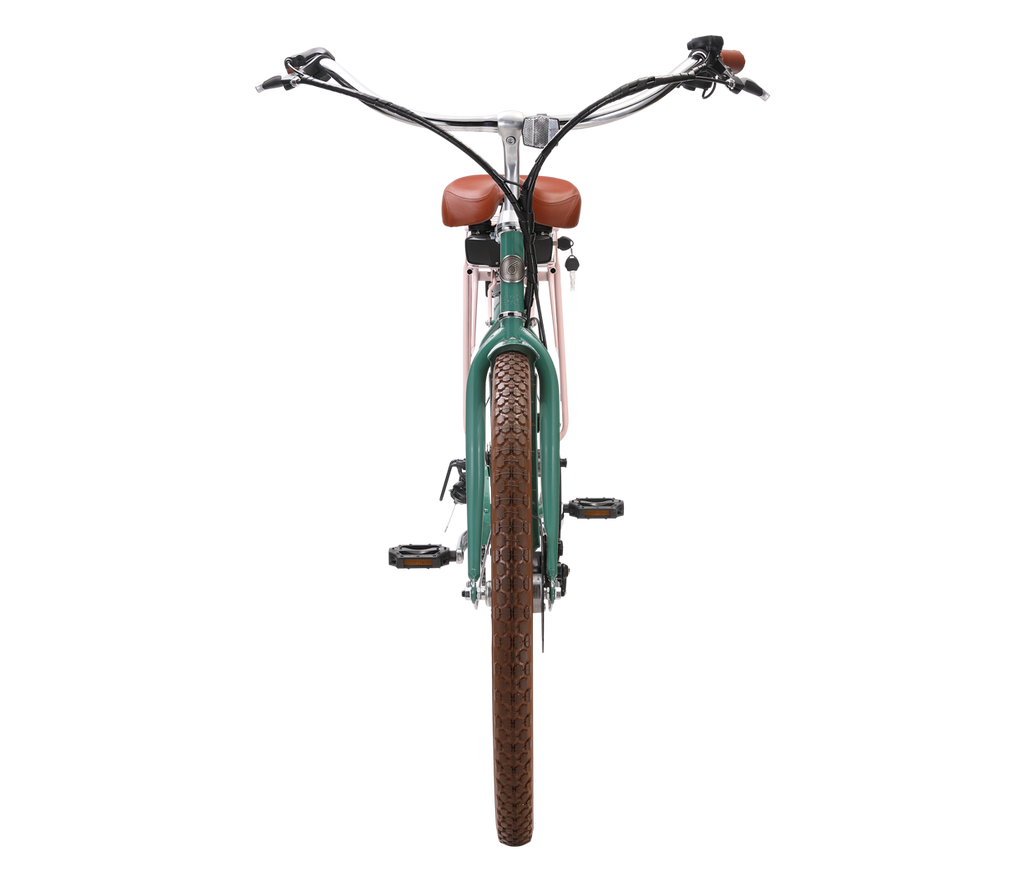 sixthreezero Around the Block Women's NEW 26" 500W 7-Speed Beach Cruiser Bicycle with Rear Rack