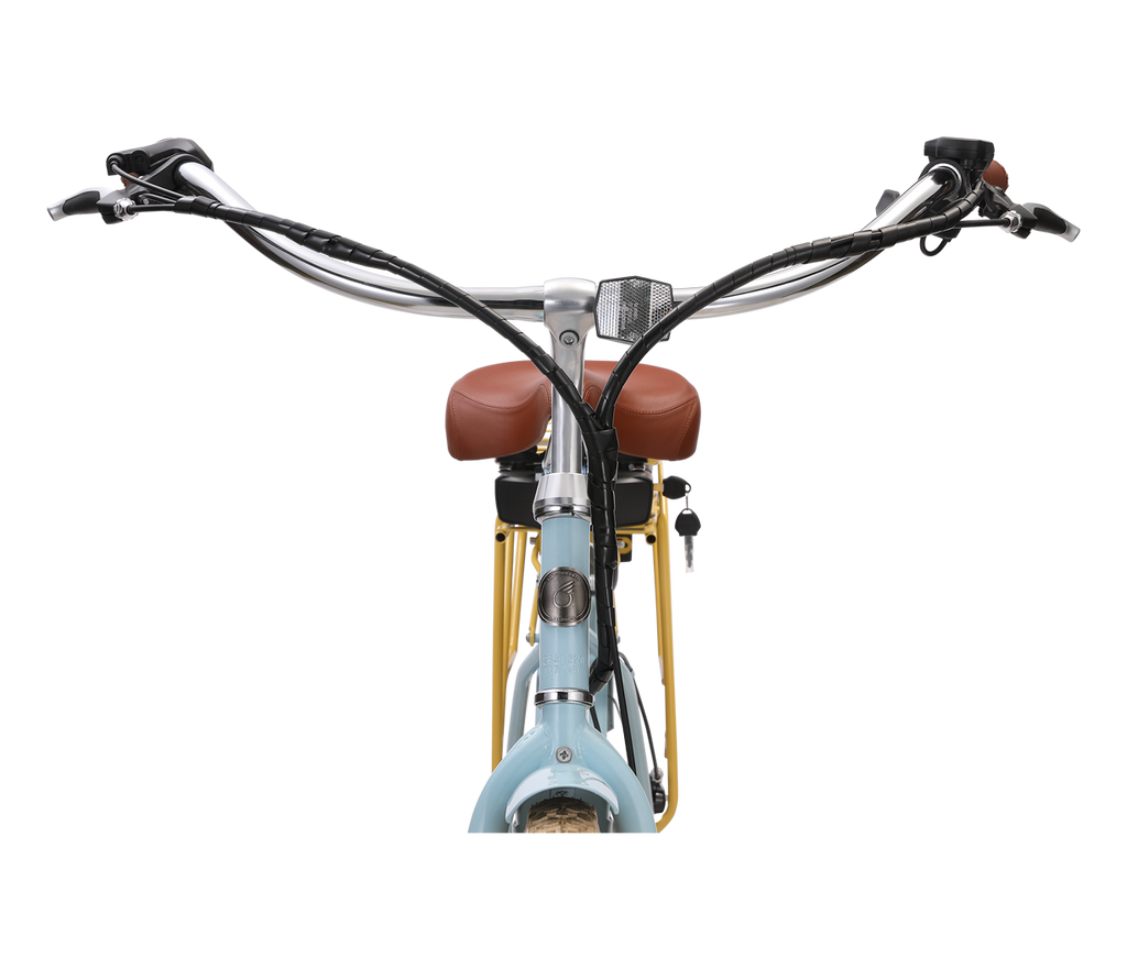 sixthreezero Around the Block Women's NEW 26" 500W 7-Speed Beach Cruiser Bicycle with Rear Rack