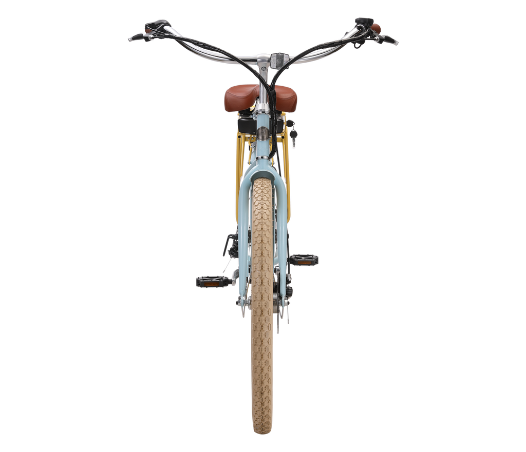 sixthreezero Around the Block Women's NEW 26" 500W 7-Speed Beach Cruiser Bicycle with Rear Rack