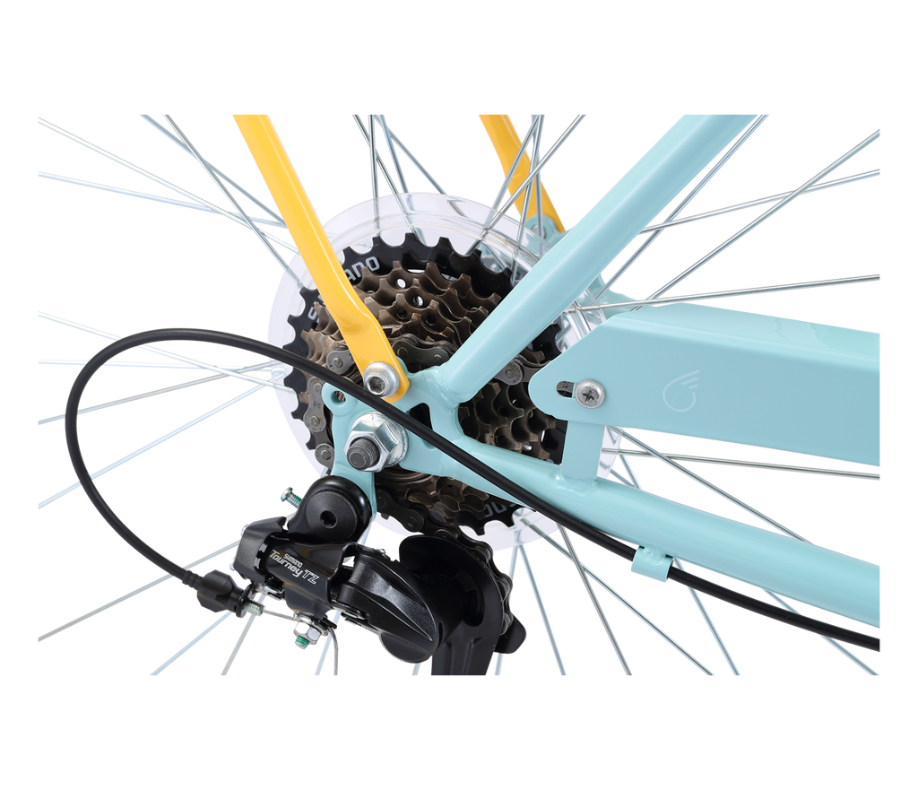 sixthreezero NEW Around the Block Women's 26" 7-Speed Beach Cruiser Bicycle