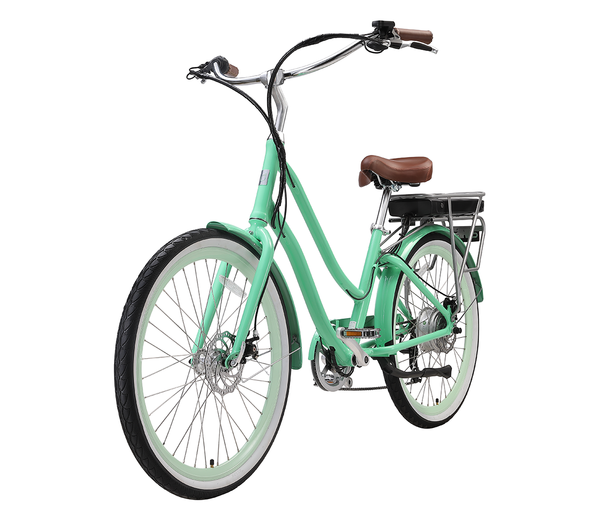 sixthreezero EVRYjourney Women's 26" 500W 7 Speed Electric Hybrid Bicycle